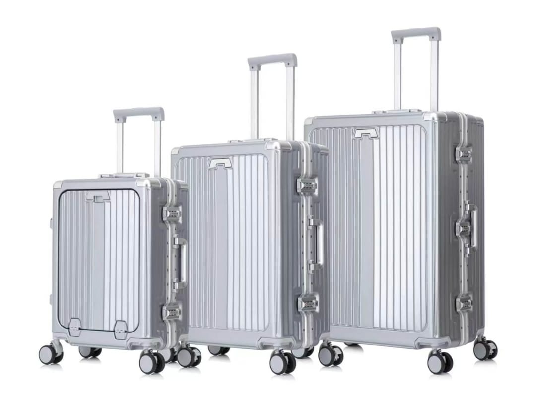 Ensemble de 3 Valises de Voyage Incassables – Design Nervuré Moderne