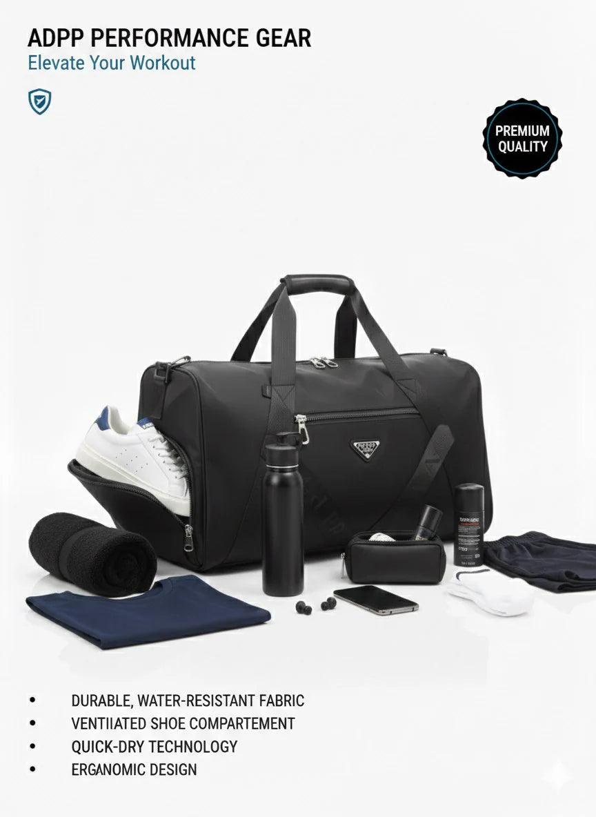 Sac de Voyage Urbain et Fitness - Édition Limitée Black