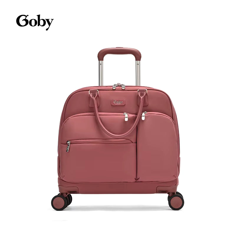 💼 Sac de Voyage Pilot Goby London – Valise Cabine Multi-poches à Roulettes ✈️