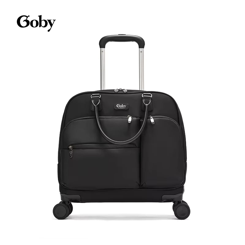 💼 Sac de Voyage Pilot Goby London – Valise Cabine Multi-poches à Roulettes ✈️