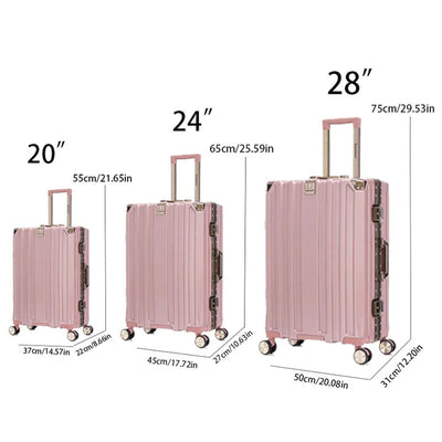 Set de 3 valises luxe Cabine, Moyenne et Grande avec serrure TSA🧳