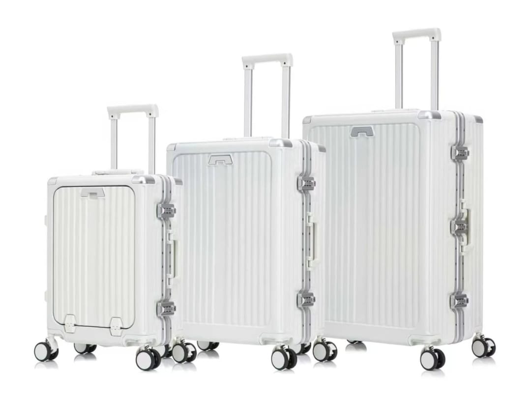 Ensemble de 3 Valises de Voyage Incassables – Design Nervuré Moderne