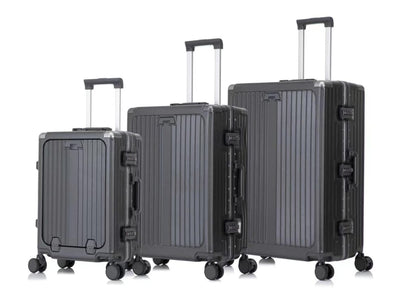 Ensemble de 3 Valises de Voyage Incassables – Design Nervuré Moderne
