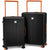 Valises de voyage haut de gamme à roulettes multidirectionnelles.