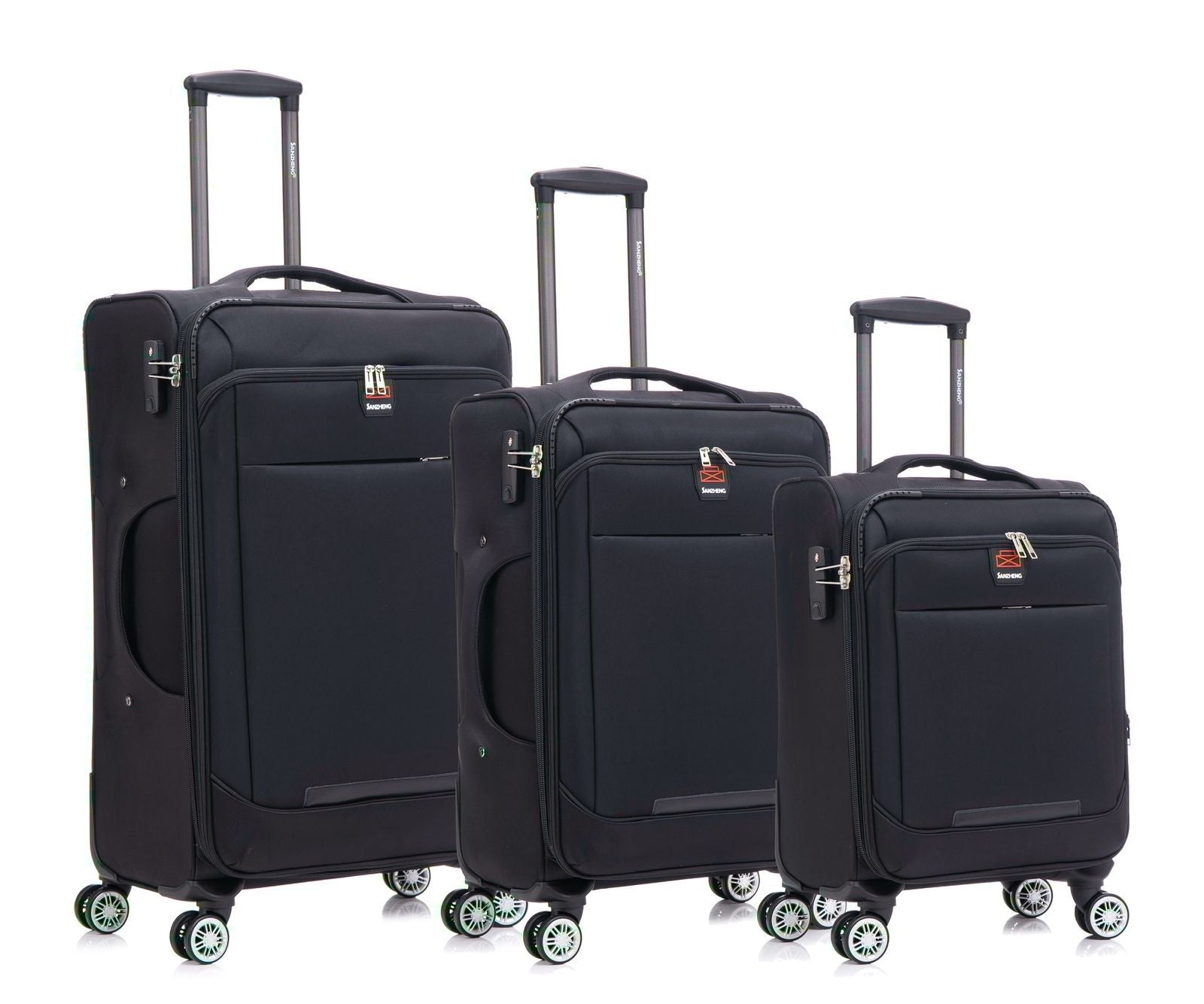 Pack Voyage Premium : Set de 3 Valises en Tissu –🔴✈️