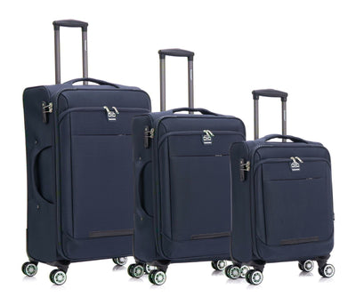 Pack Voyage Premium : Set de 3 Valises en Tissu –🔴✈️