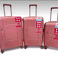 Ensemble de 3 Valises à Roulettes Multidirectionnelles