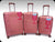 Ensemble de 3 Valises à Roulettes Multidirectionnelles