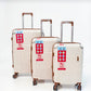 Ensemble de 3 Valises à Roulettes Multidirectionnelles