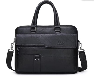 Mallette de Travail Élégante en Cuir PU - Design Jeep Buluo