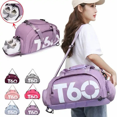 Sac à dos de sport pour femmes et hommes : grande capacité, séparation humide et sec, idéal pour toutes vos activités sportives et voyages.