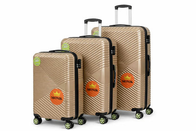 Set de Valises Incassables MONIK (Pack de 3) (Idéal pour rassurer sur la durabilité)