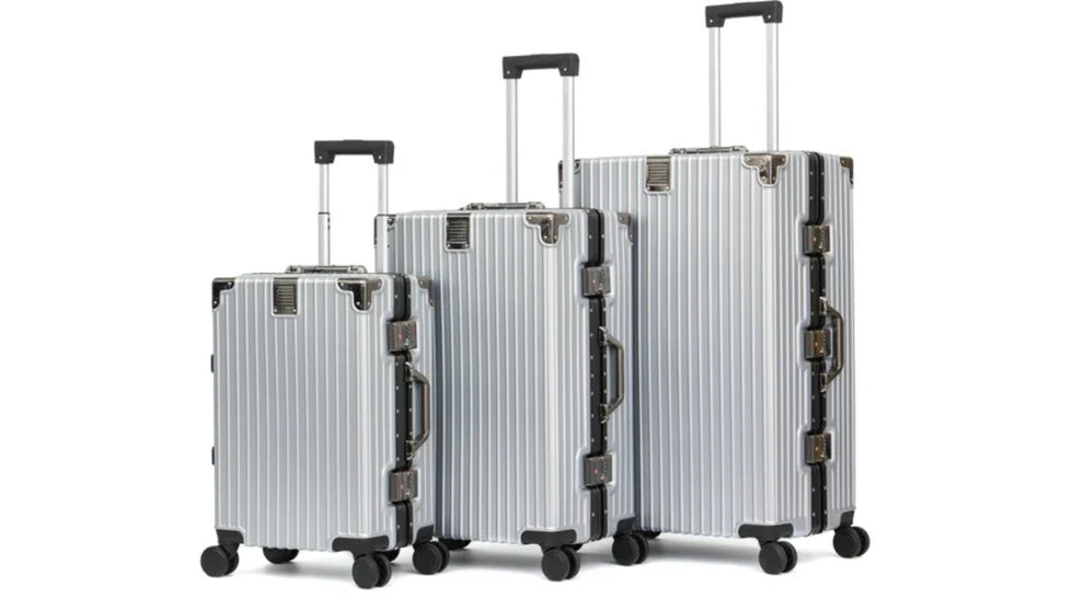 Pack Voyage Élite – Ensemble de Valises en Aluminium au Design Iconique