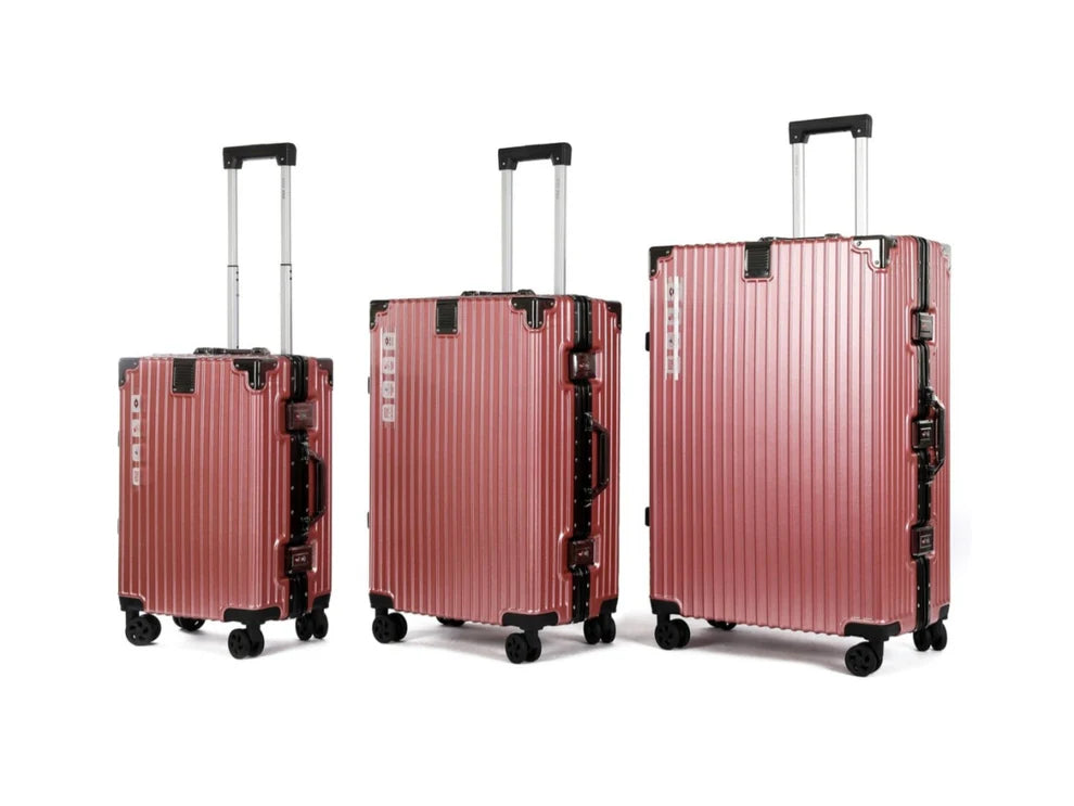 Pack Voyage Élite – Ensemble de Valises en Aluminium au Design Iconique