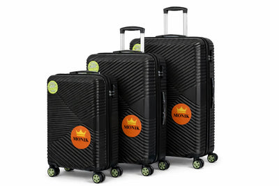 Set de Valises Incassables MONIK (Pack de 3) (Idéal pour rassurer sur la durabilité)