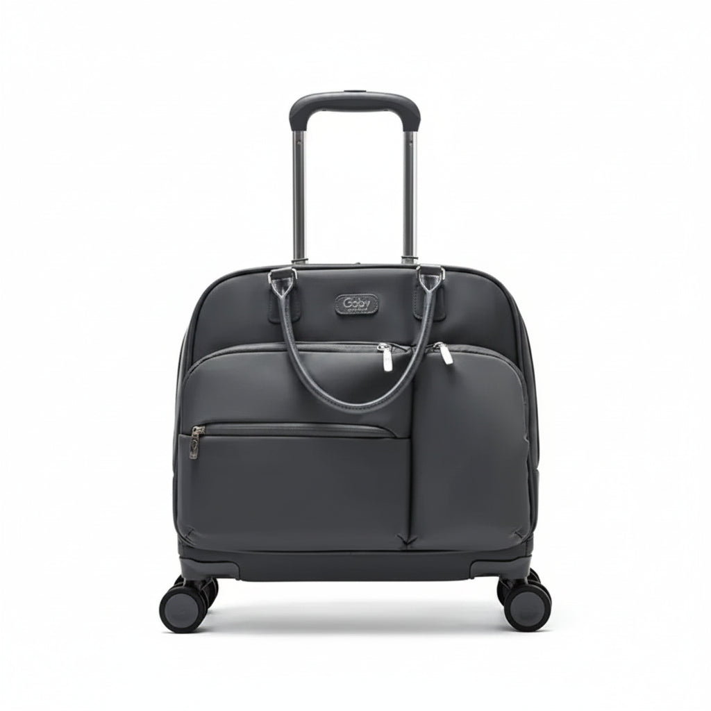 💼 Sac de Voyage Pilot Goby London – Valise Cabine Multi-poches à Roulettes ✈️